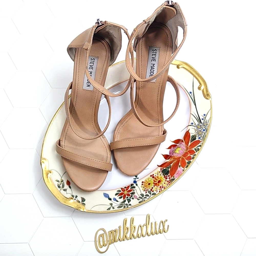 Steve Madden Feelya nude sandal heels